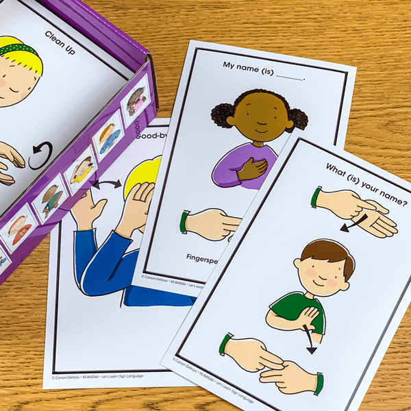 Let’s Learn Sign Language Cards