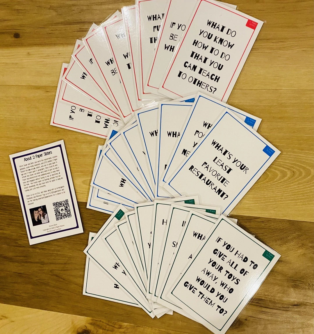 Dinner Deck Conversation Cards