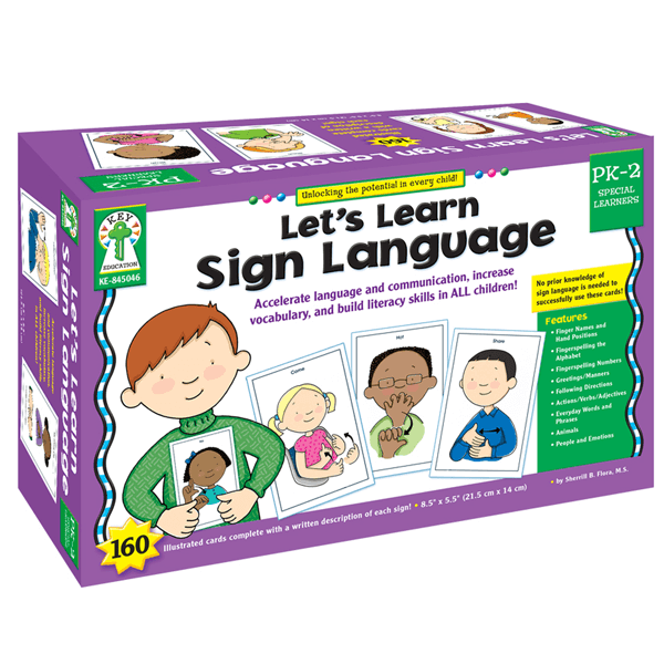 Let’s Learn Sign Language Cards