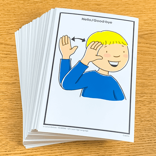 Let’s Learn Sign Language Cards