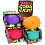 The assortment of colors of the Cool Cat Super NeeDoh.