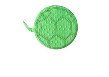 The green plush turtle Senseez Pillow.