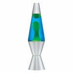 14.5" LAVA Lamp, Silver/Blue/Green