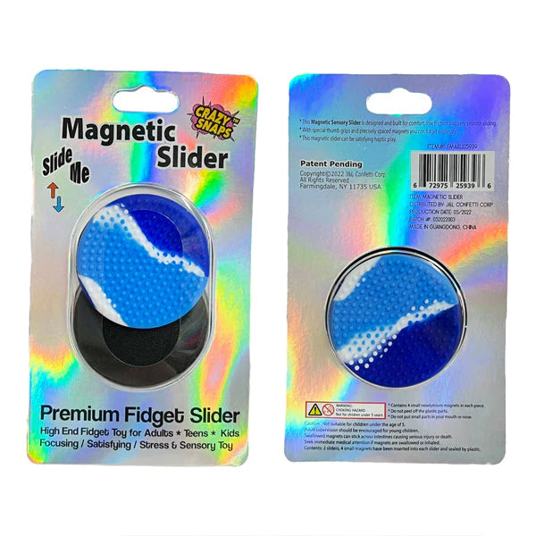 The Blue/Blue/White Magnetic Slider.