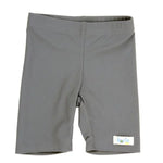 The steel grey pair of Unisex Sensory Compression Shorts.